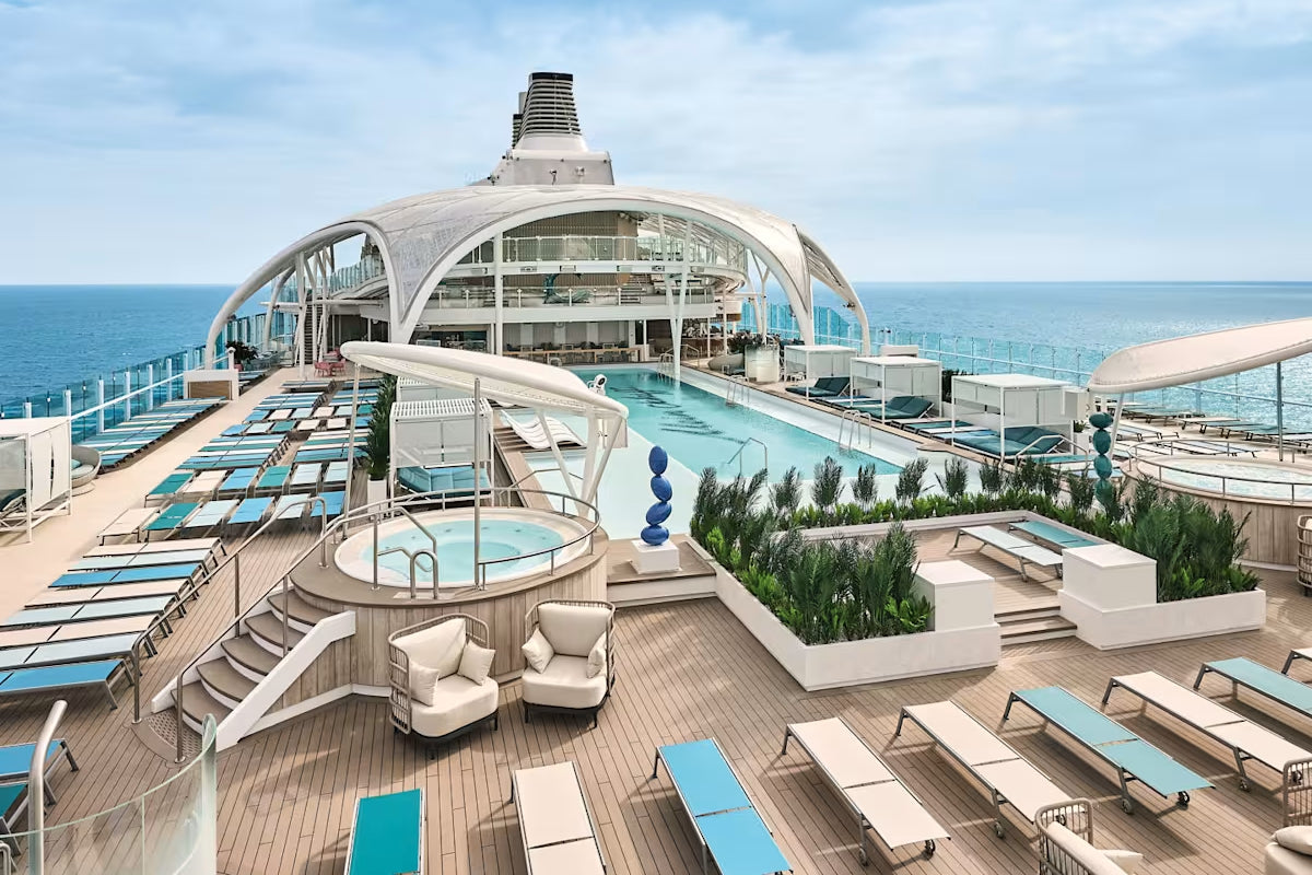 Das Deck der Mein Schiff, hyapur Berlins langjährigem Spa-Partner