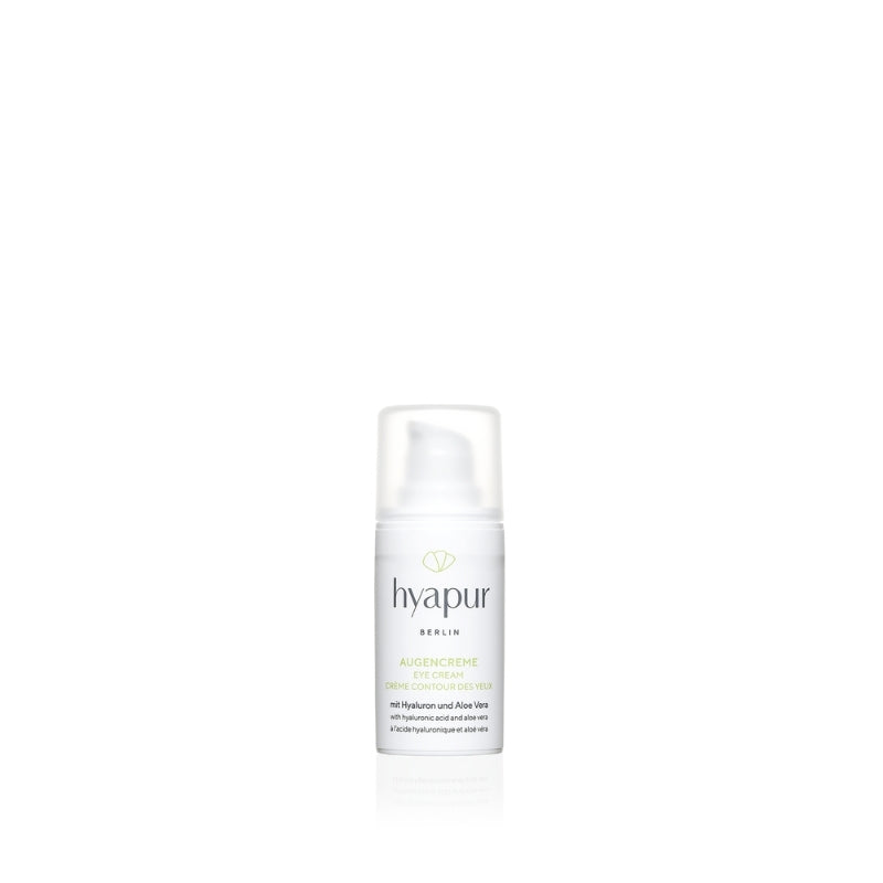 hyapur® GREEN Augencreme im 15ml Airless Spender für optimale Dosierbarkeit
