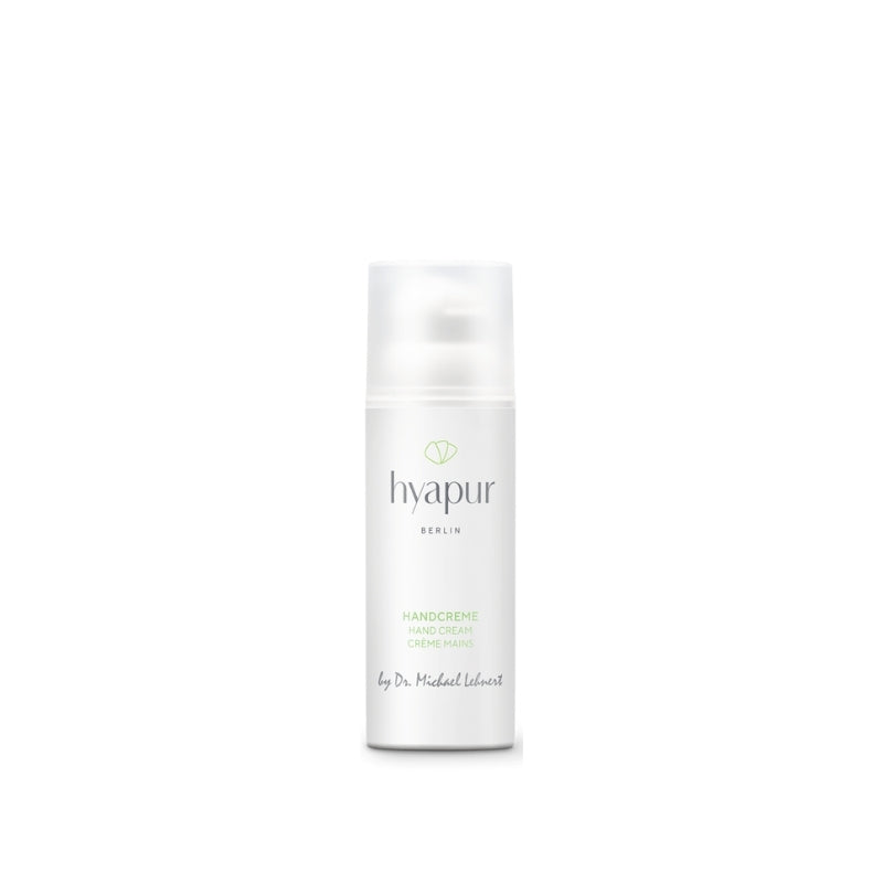 hyapur® GREEN Handcreme im 50ml Airless Spender für optimale Dosierbarkeit