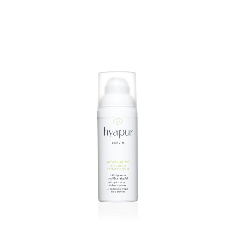 hyapur® GREEN Tagescreme im 50ml Airless Spender für optimale Dosierbarkeit
